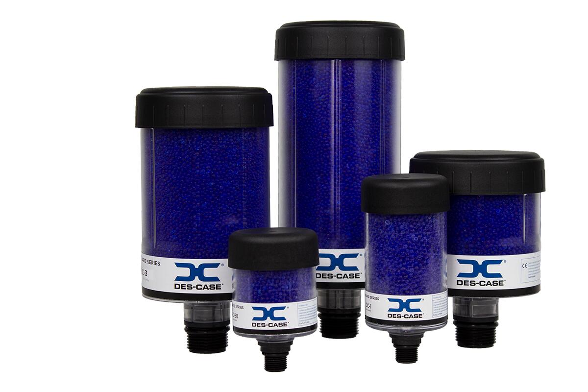 Standard Series desiccant breathers from Des-Case