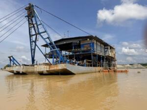 Mining operations in South America using Antech Hydraulics machinery